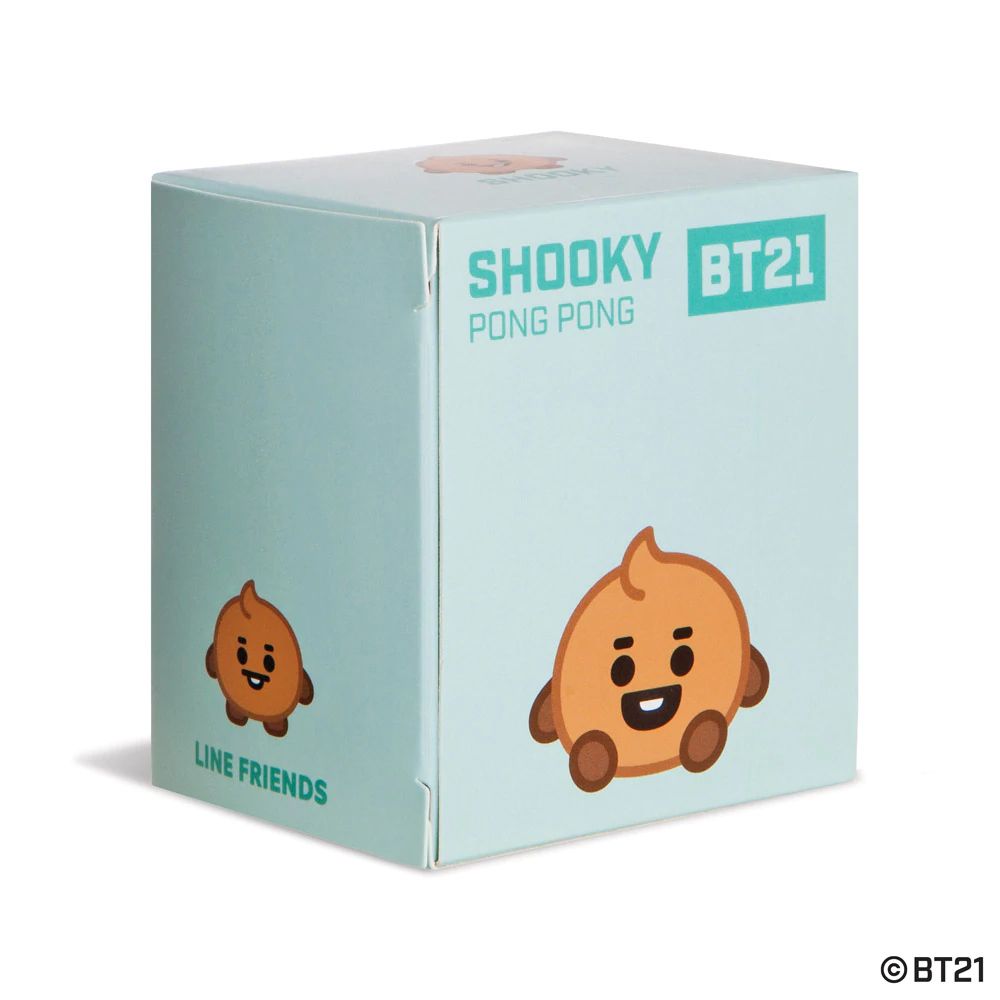 Λούτρινο Κουκλάκι σε Συσκευασία Δώρου BT21 Shooky Baby Pong Pong 5εκ