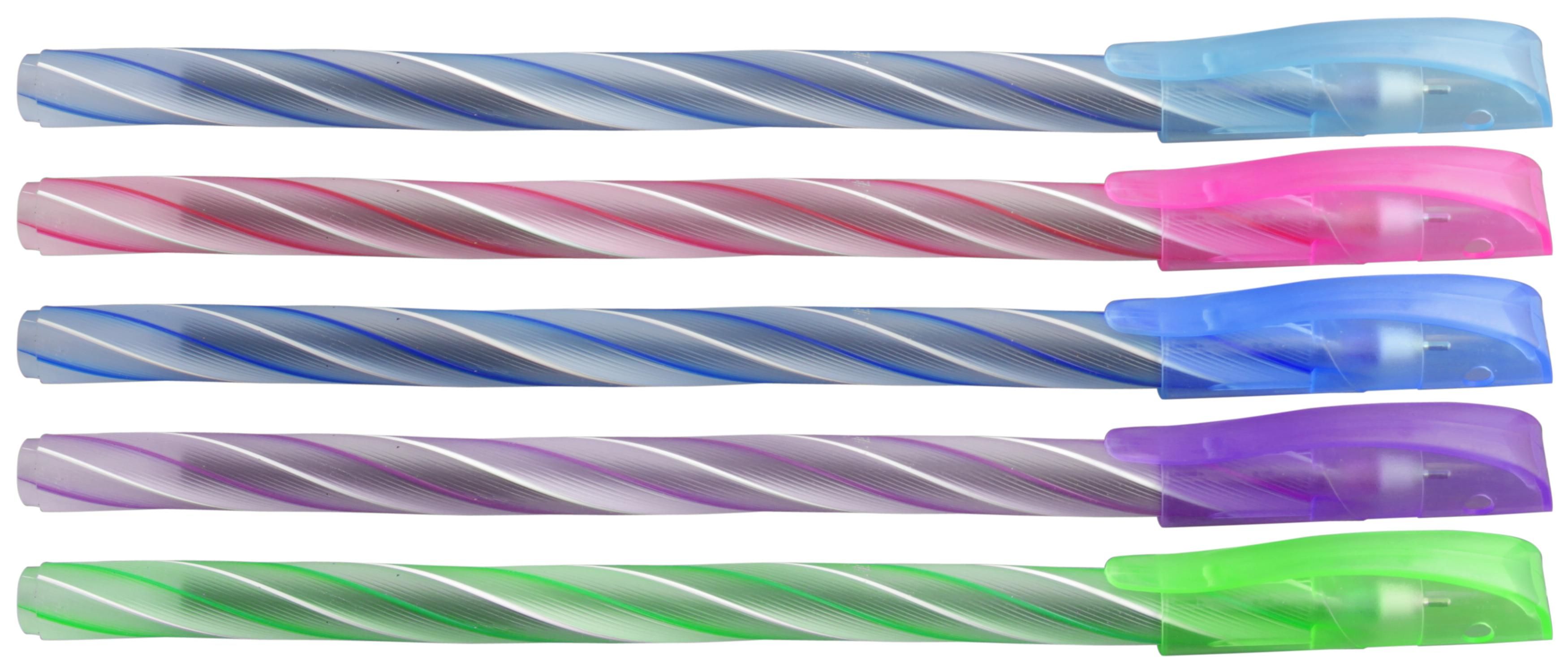 Ball pen LINC CANDY/blue, box 50pcs, 5 vivid colours