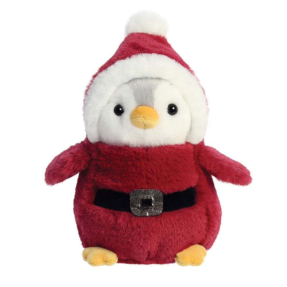 POM POM Plush Toy Penguin Santa 18cm