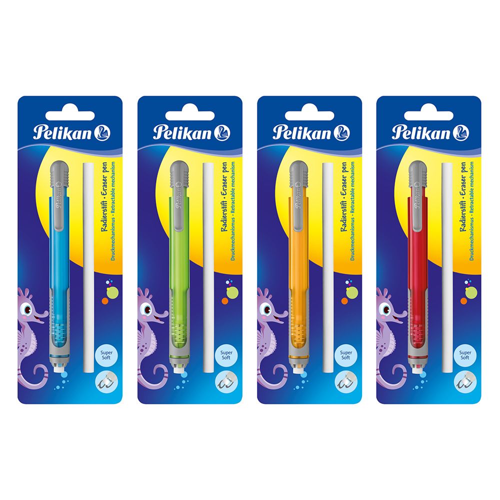 PELIKAN Eraser Pen with Refill in Blister Card - 10pcs Package
