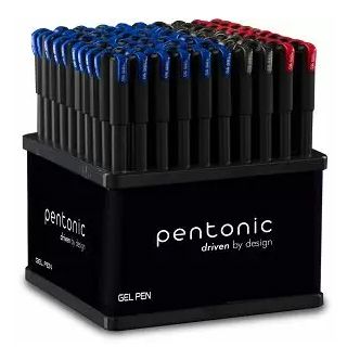 Gel pen LINC Pentonic/BL,BLK,RED, display 100 pcs