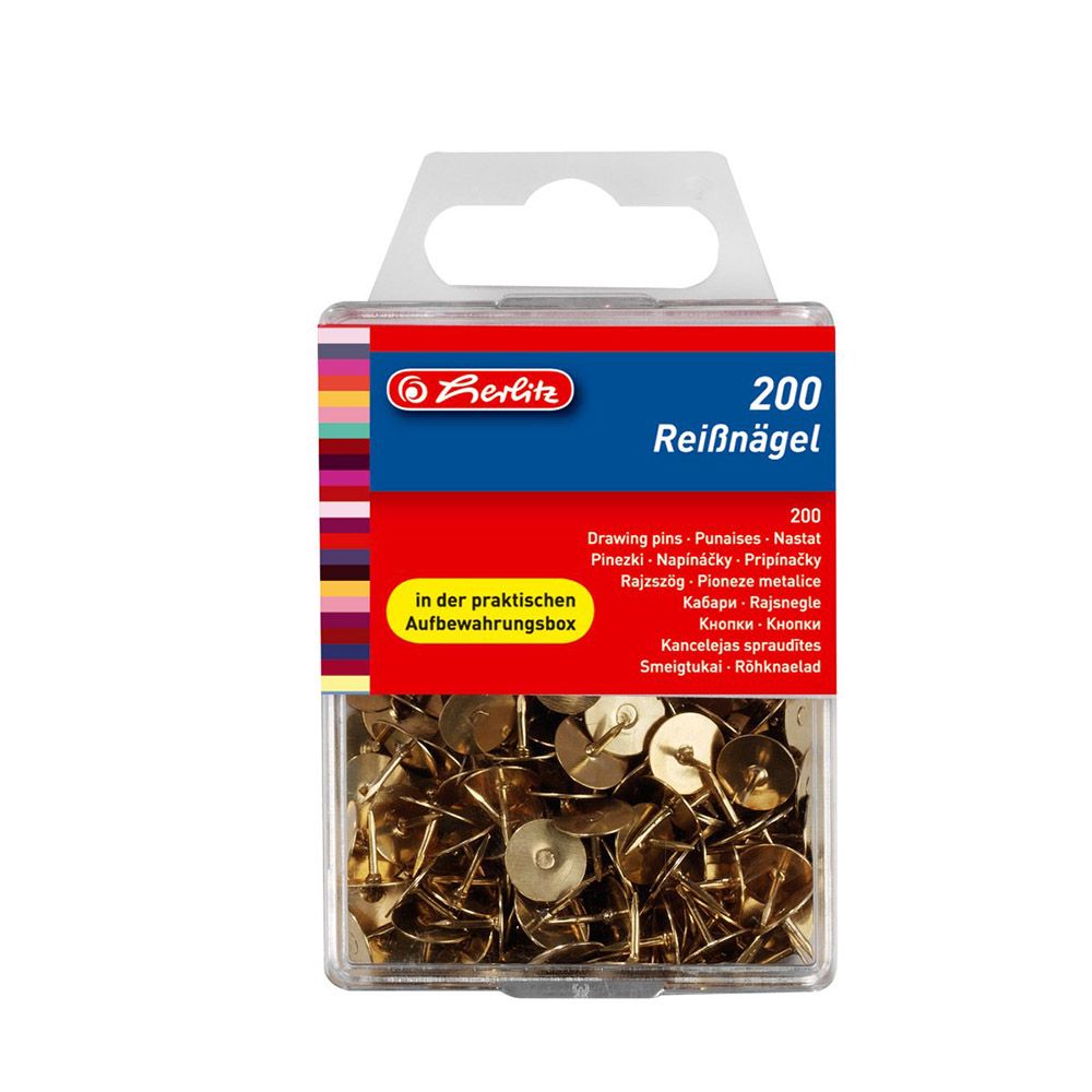 HERLITZ Copper Drawing Pin - Pack 5pcs