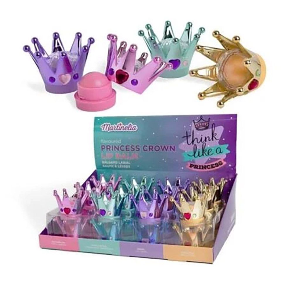 Lip Balm 7gr PRINCESS CROWN, σε 4 Γεύσεις