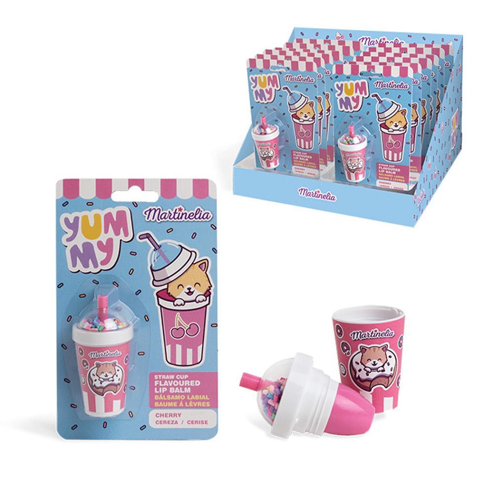 Lip Balm Cherry 7gr YUMMY Straw Cup