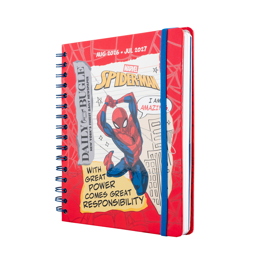 Academic Diary Week to View 2026/2027 12 Months A5/14.8Χ21cm MARVEL SPIDERMAN