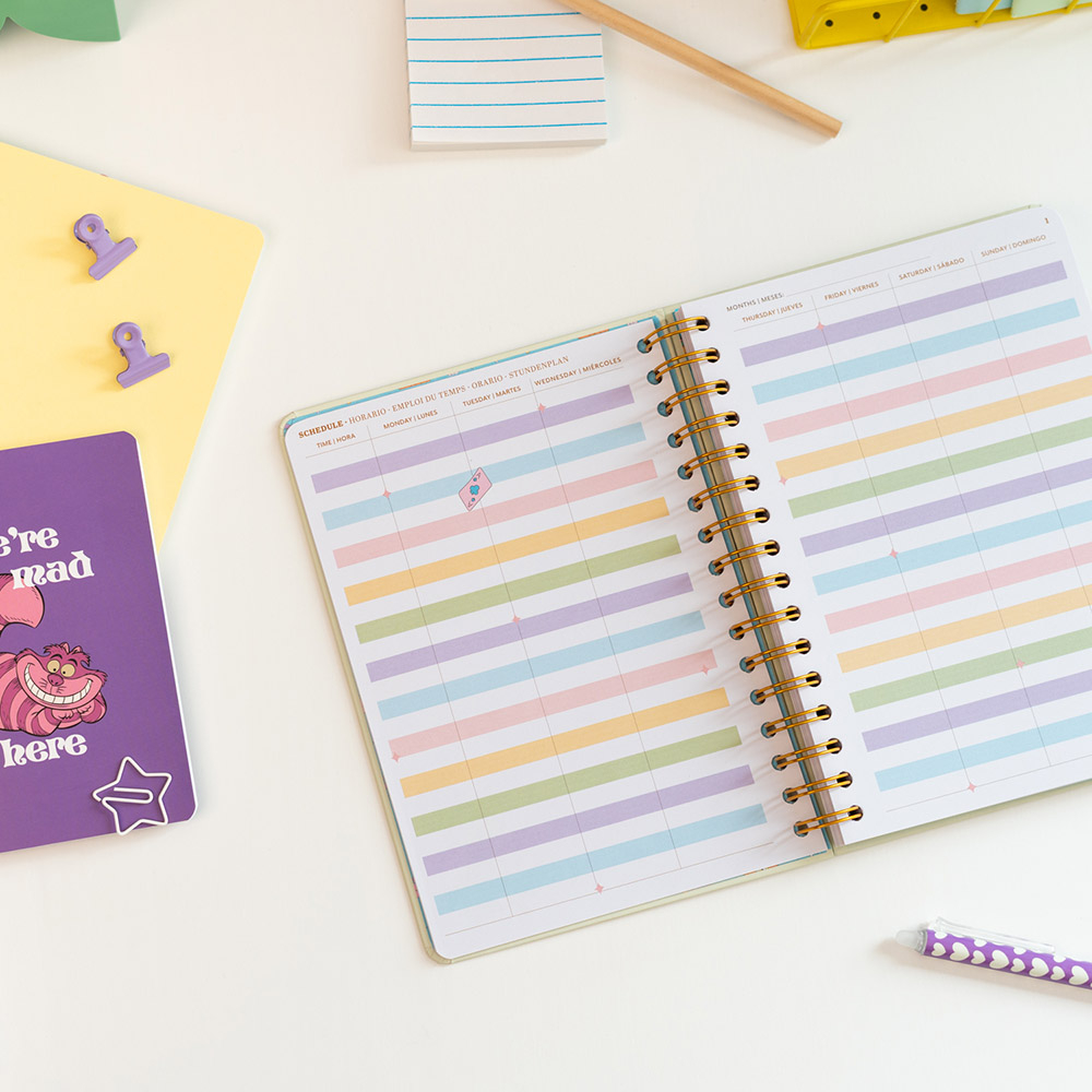 Academic Diary Week to View 2026/2027 12 Months A5/14.8Χ21cm DISNEY Alice in Wonderland