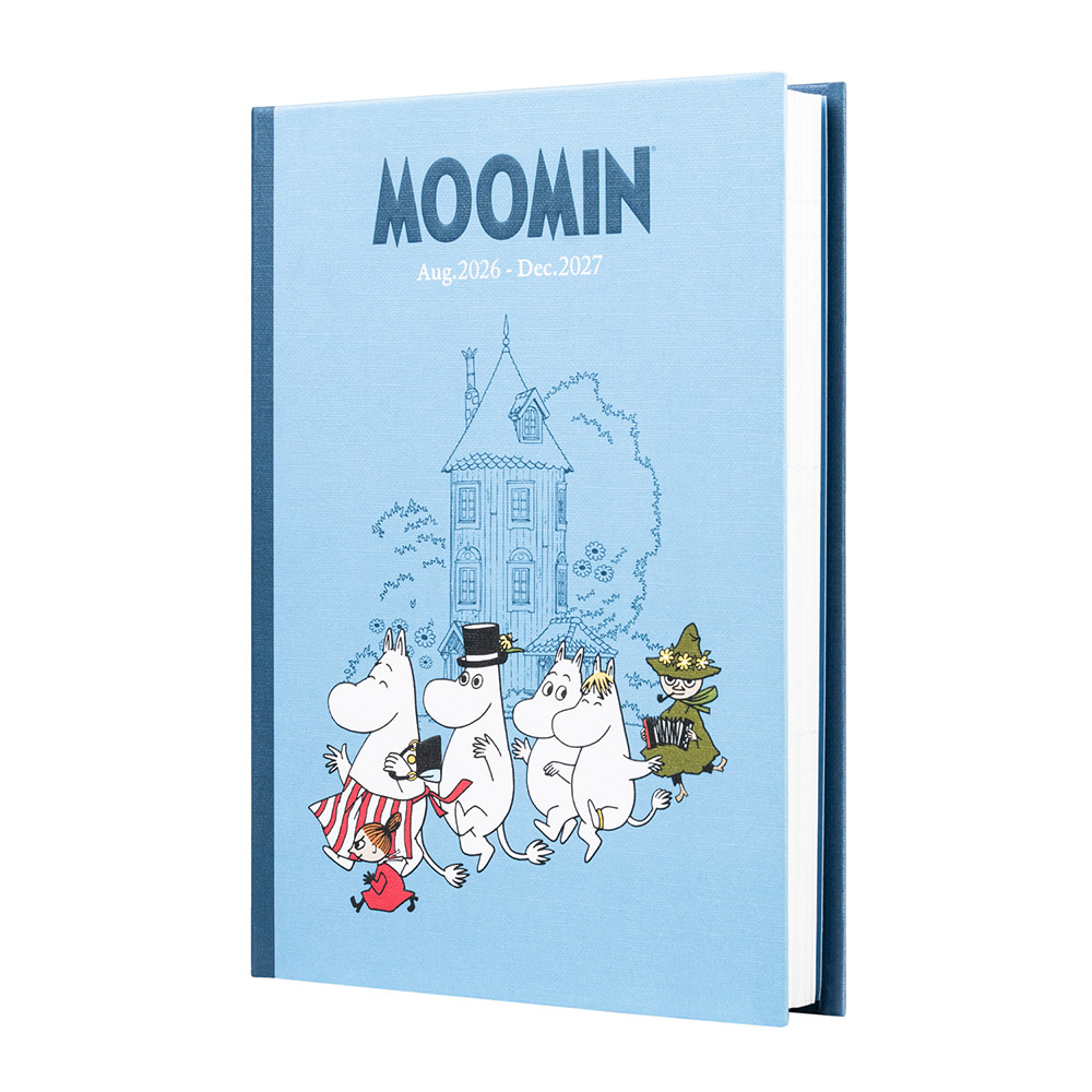 Hardcover School Weekly Agenda 17 Months 2026/2027 A5/15X21cm MOOMIN