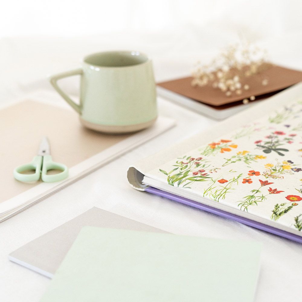 Photo Album 24X32cm with 30 Self-adhesive Sheets WILD FLOWERS