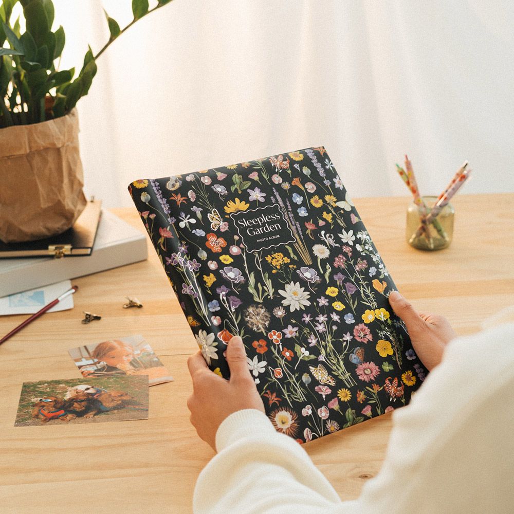 Photo Album 24X32cm with 30 Self-adhesive Sheets SLEEPLESS GARDEN