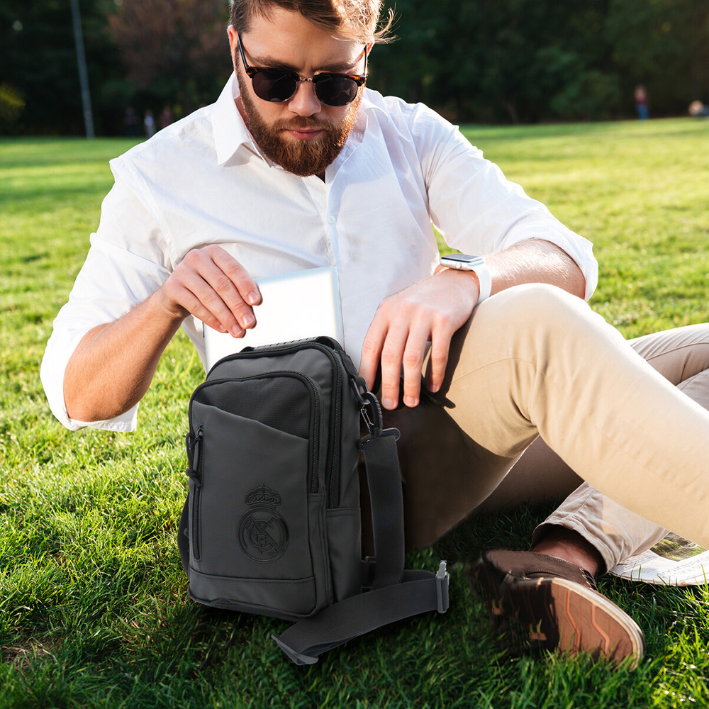 Mini Backpack/Cross Body 32cm with Single Strap REAL MADRID CF