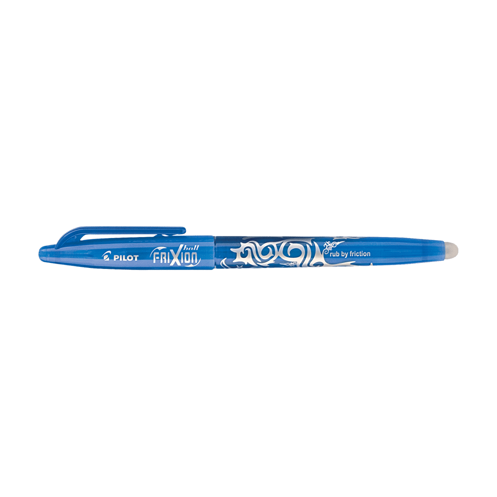 Ball pen 0.7mm Medium PILOT FRIXION Light Blue, Pack of 12pcs