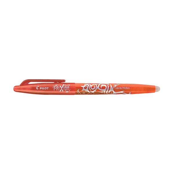 Ball pen 0.7mm Medium PILOT FRIXION Orange, Pack of 12pcs