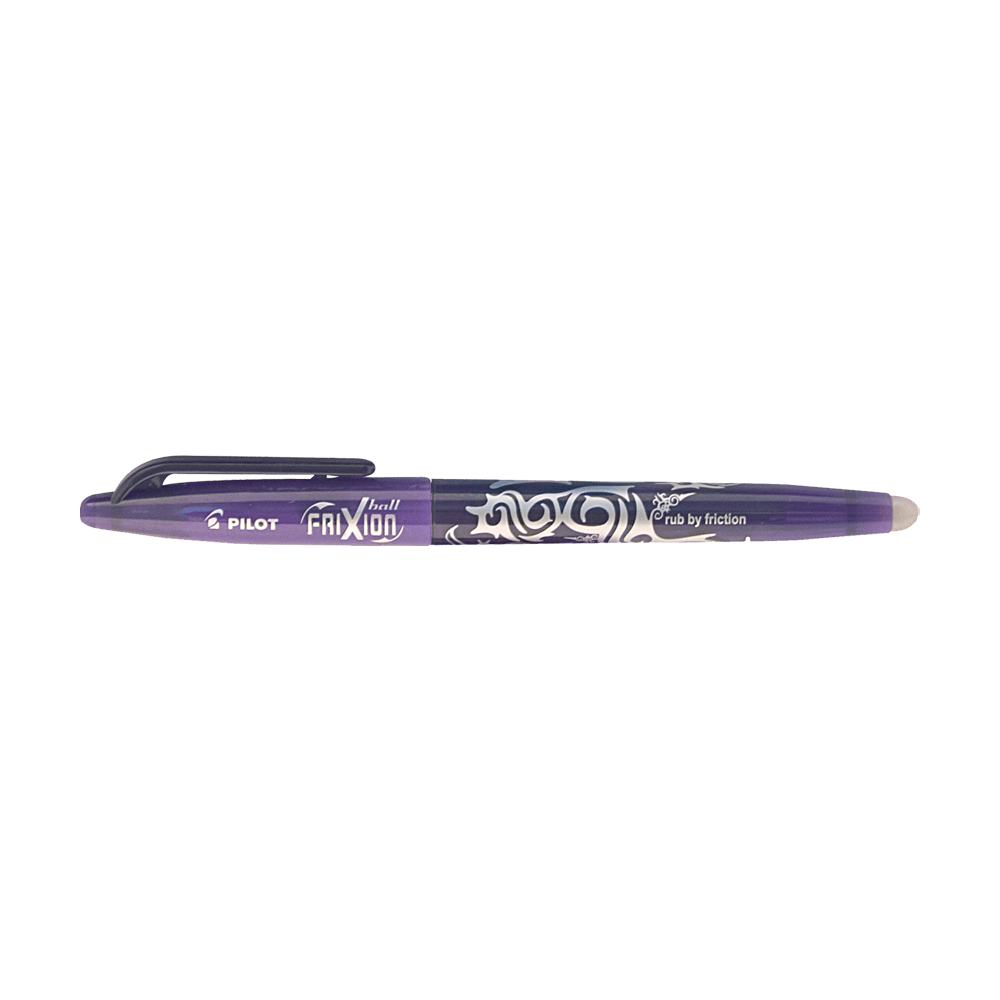 Ball pen 0.7mm Medium PILOT FRIXION Purple, Pack of 12pcs