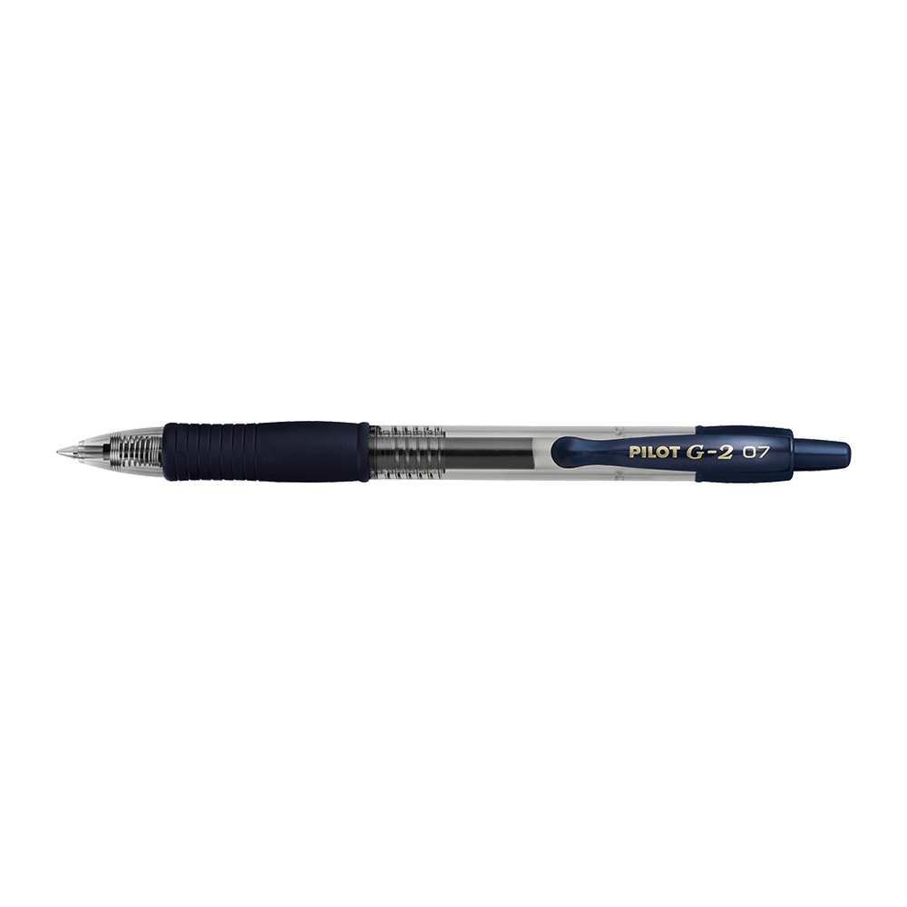 Ball pen 0.7mm PILOT G-2 Blue-Black, Pack of 12pcs
