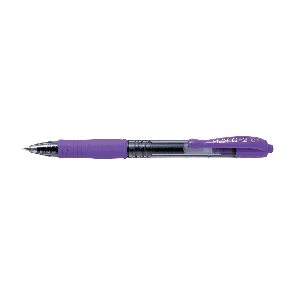 Ball pen 0.7mm PILOT G-2 Violet, Pack of 12pcs