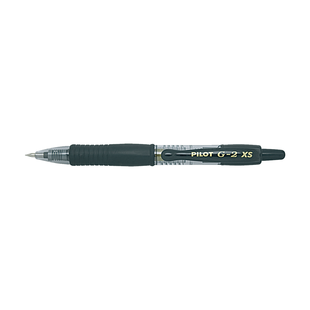 Gel pen 0.7mm Medium PILOT G-2 PIXIE Black, Pack of 12pcs