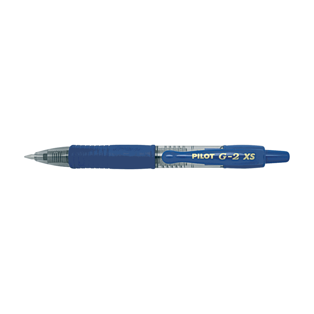 Gel pen 0.7mm Medium PILOT G-2 PIXIE Blue, Pack of 12pcs