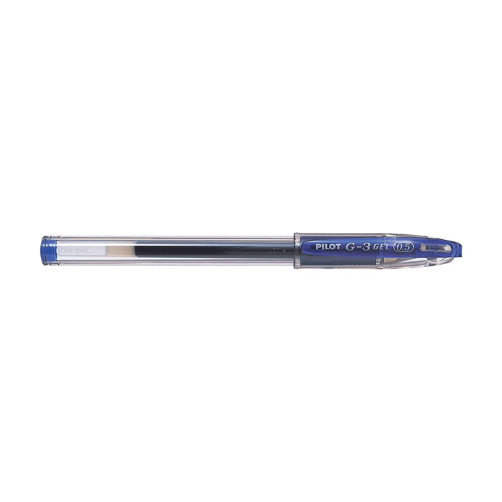 Ball pen 0.5mm PILOT G-3 Fine Blue, Pack of 12pcs