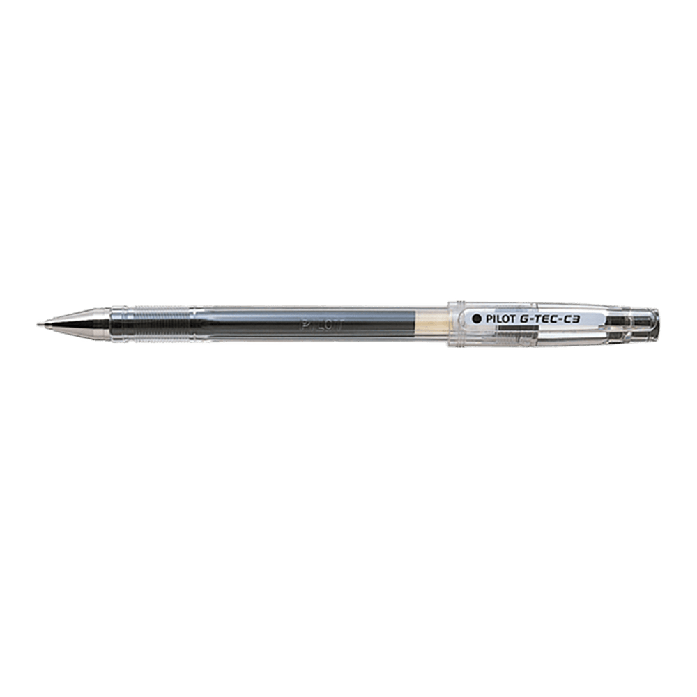 Στυλό Gel 0.4mm PILOT G-TEC-C4 Extra Fine Μαύρο σε Κουτί 12τμχ