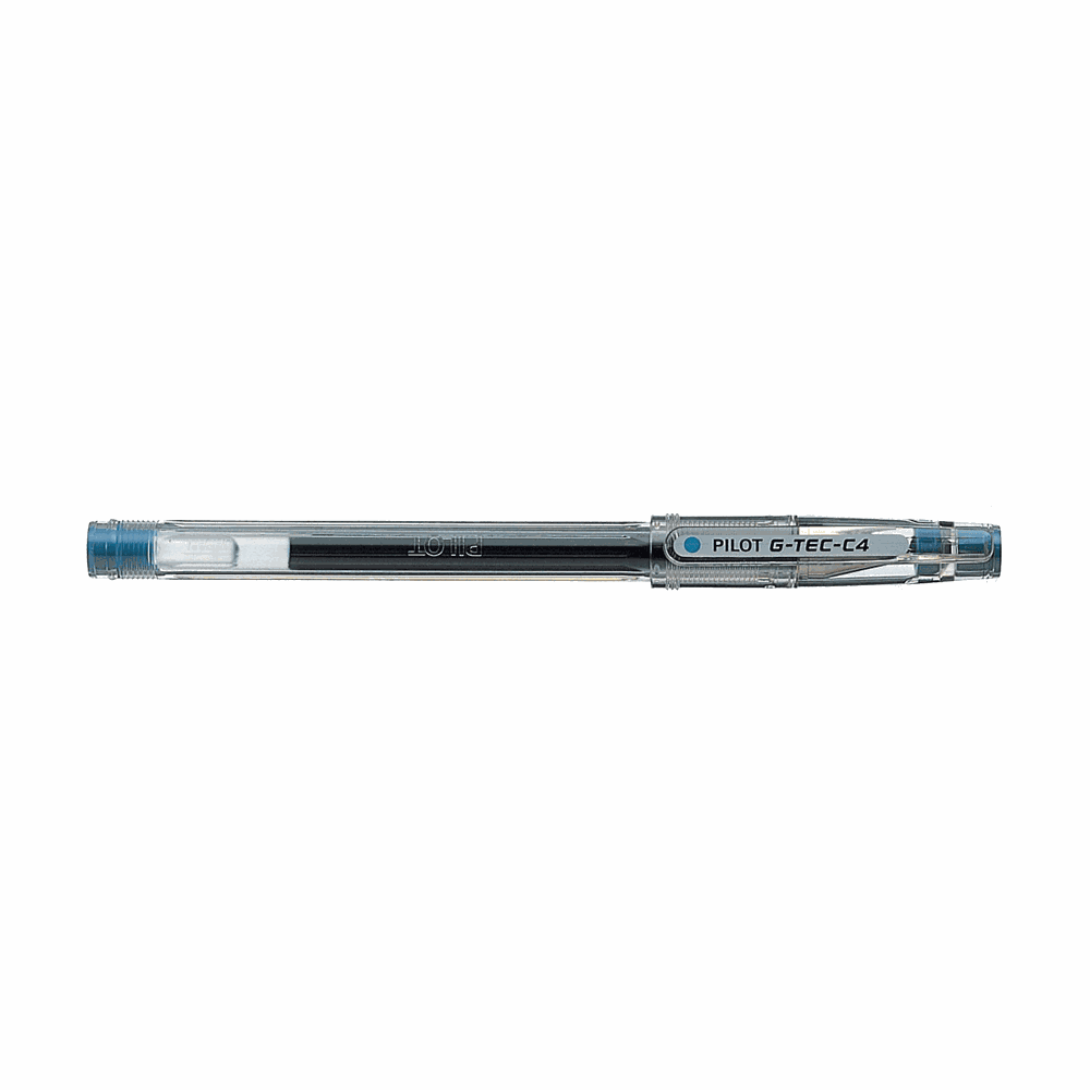 Gel pen 0.4mm PILOT G-TEC-C4 Extra Fine Light Blue, Pack of 12pcs
