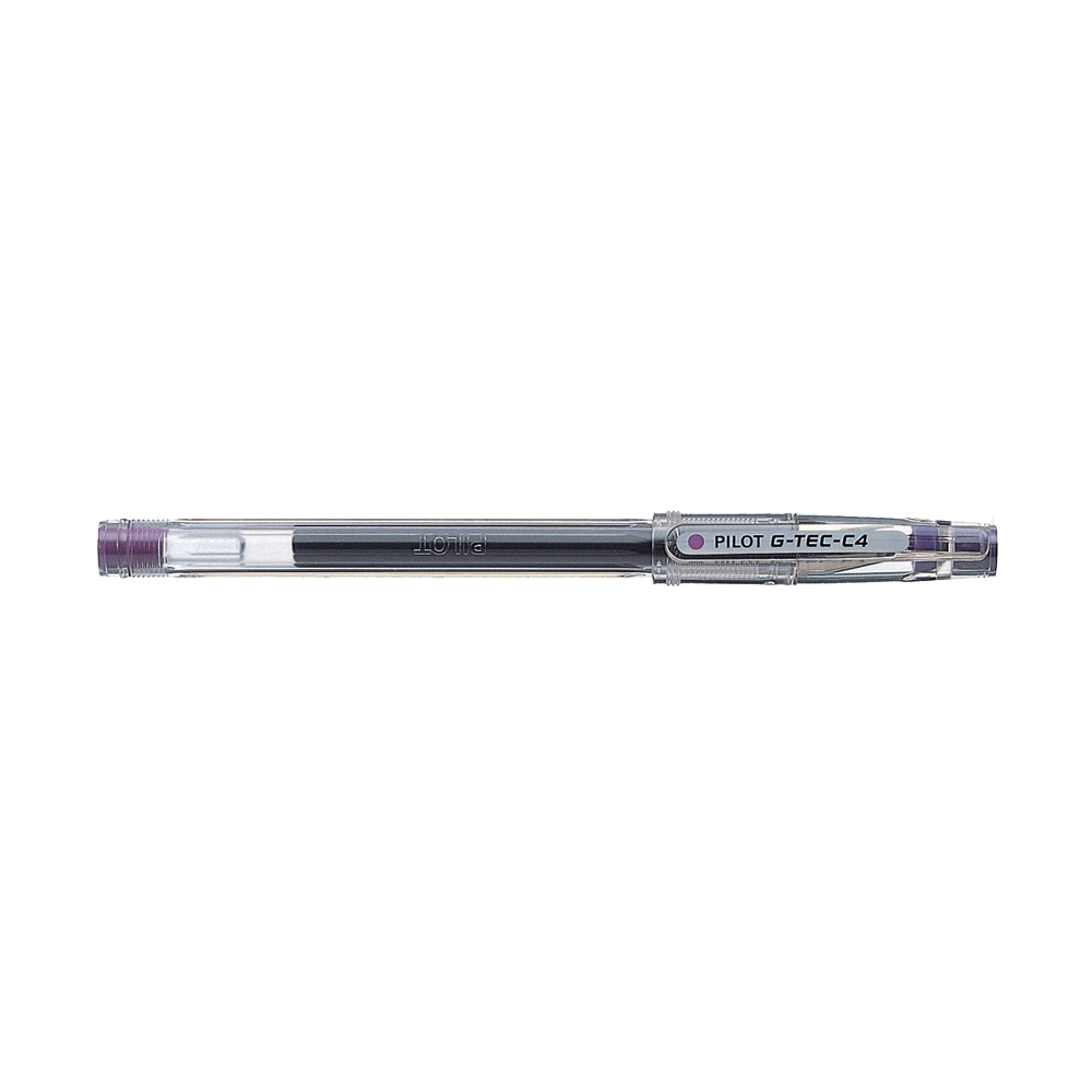 Gel pen 0.4mm PILOT G-TEC-C4 Extra Fine Purple, Pack of 12pcs