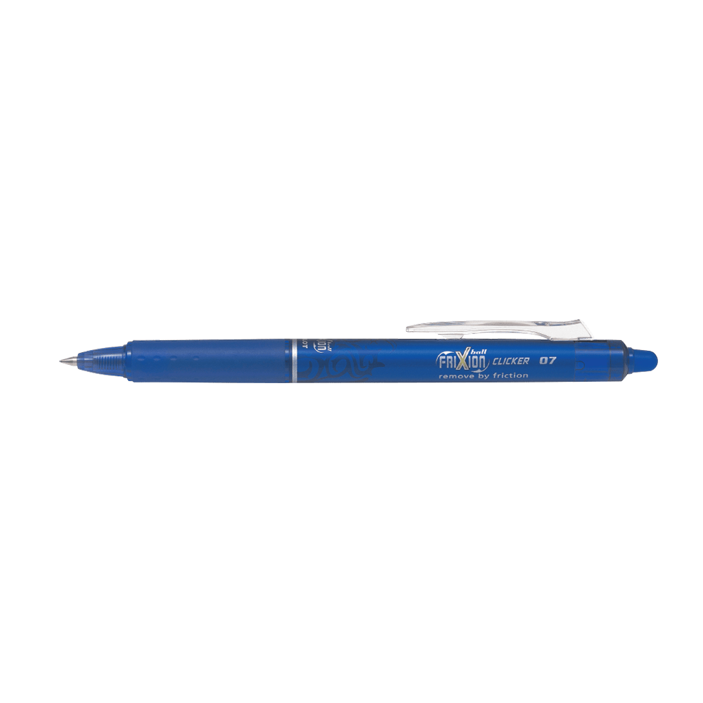 Ball pen 0.7mm PILOT FRIXION CLICKER Blue, Pack of 12pcs