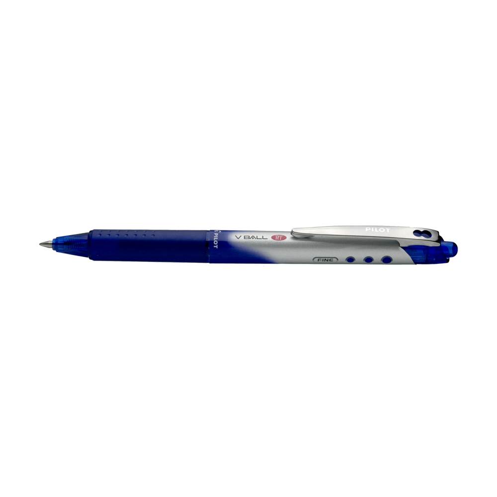 pen 0.7mm V-BALL RT 0.7mm Medium Blue, Pack of 12pcs