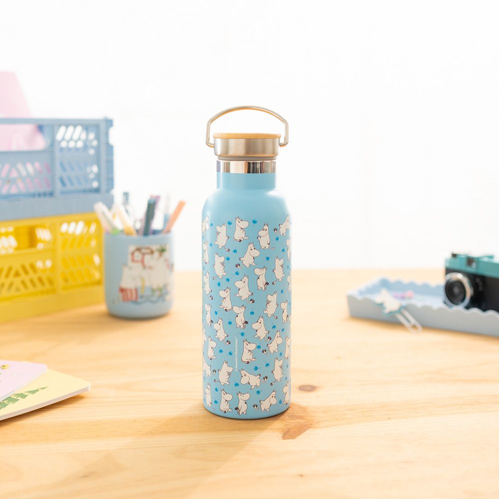 Metallic Bottle Thermos with Handle 500ml MOOMIN