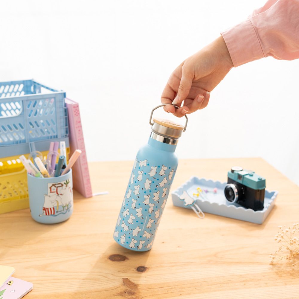 Metallic Bottle Thermos with Handle 500ml MOOMIN