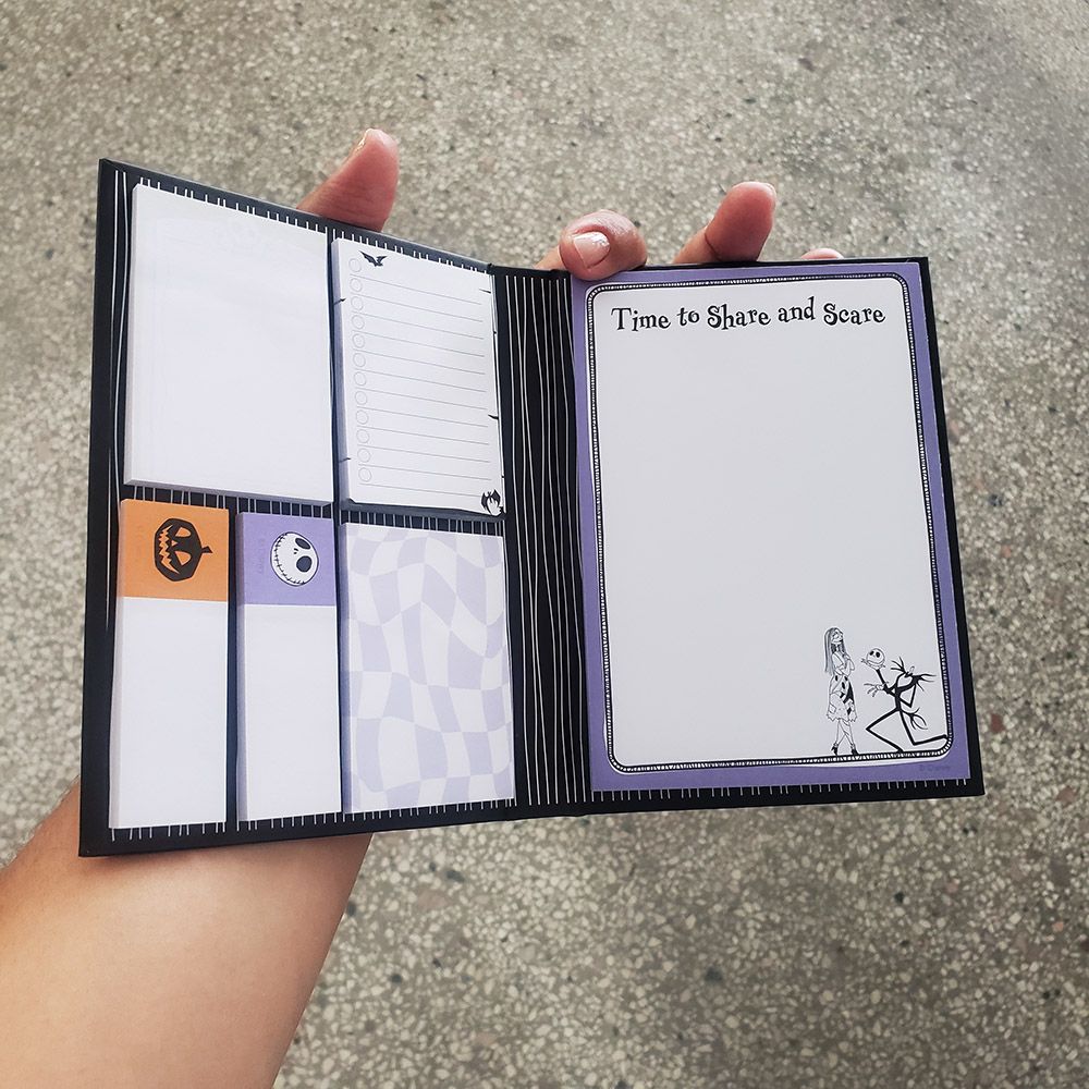 Notepad Α6 with 5 Types of Sticky Notes DISNEY The Nightmare Before Christmas