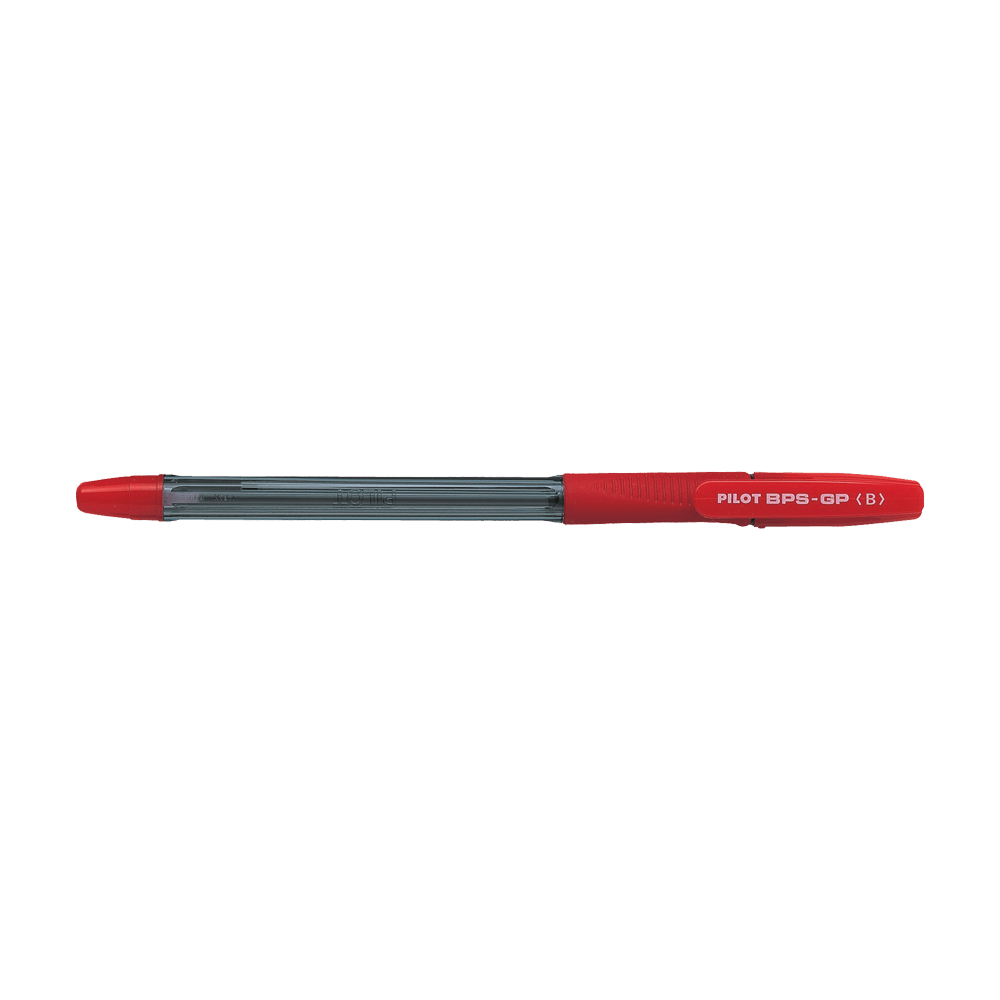 Ball pen 1.2mm Medium PILOT BPS-GP ΒROAD Red, Pack of 12pcs