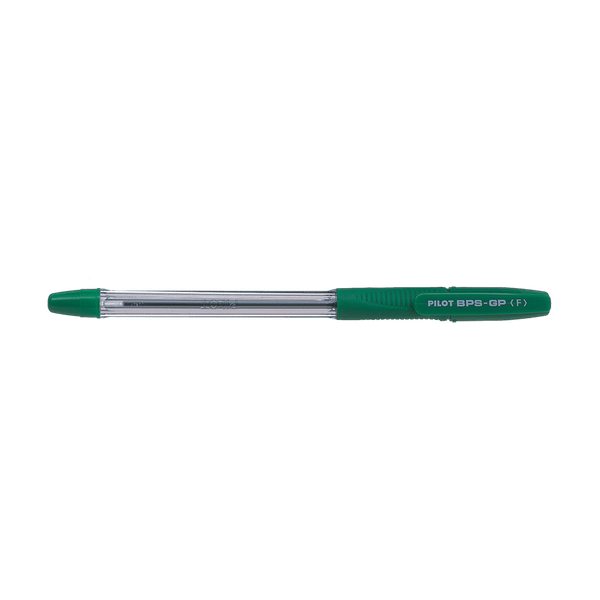 Ball pen 0.7mm Fine PILOT BPS-GP Green, Pack of 12pcs