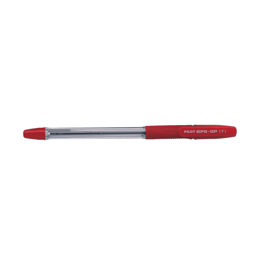 Ball pen 0.7mm Fine PILOT BPS-GP Red, Pack of 12pcs