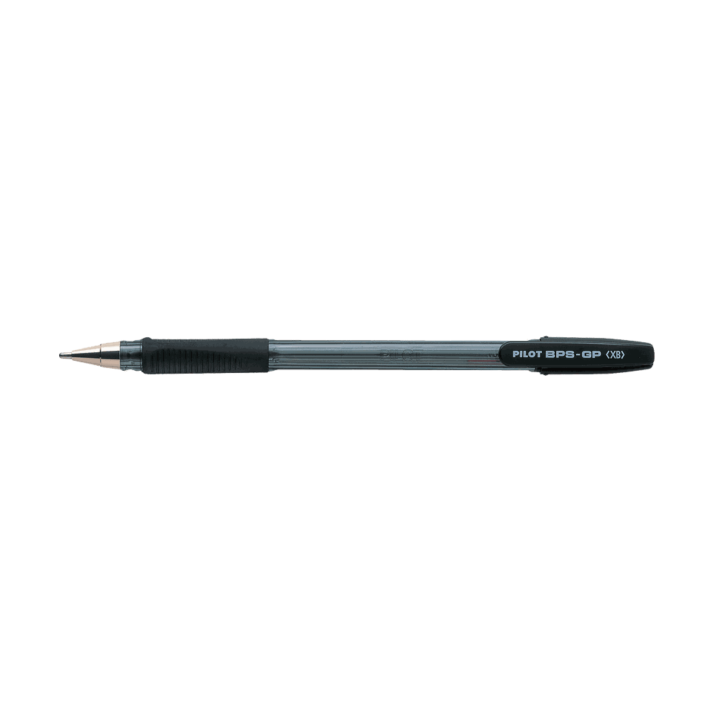 Ball pen 1.6mm Extra Broad PILOT BPS-GP Black, Pack of 12pcs