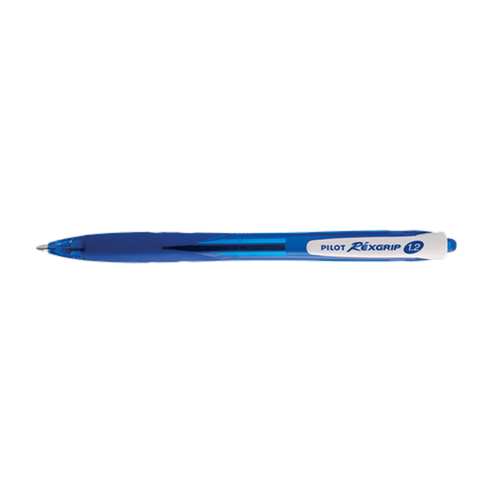 Στυλό Μπίλιας 1.2mm PILOT REXGRIP με Κλιπ Μπλε, σε Κουτί 10τμχ