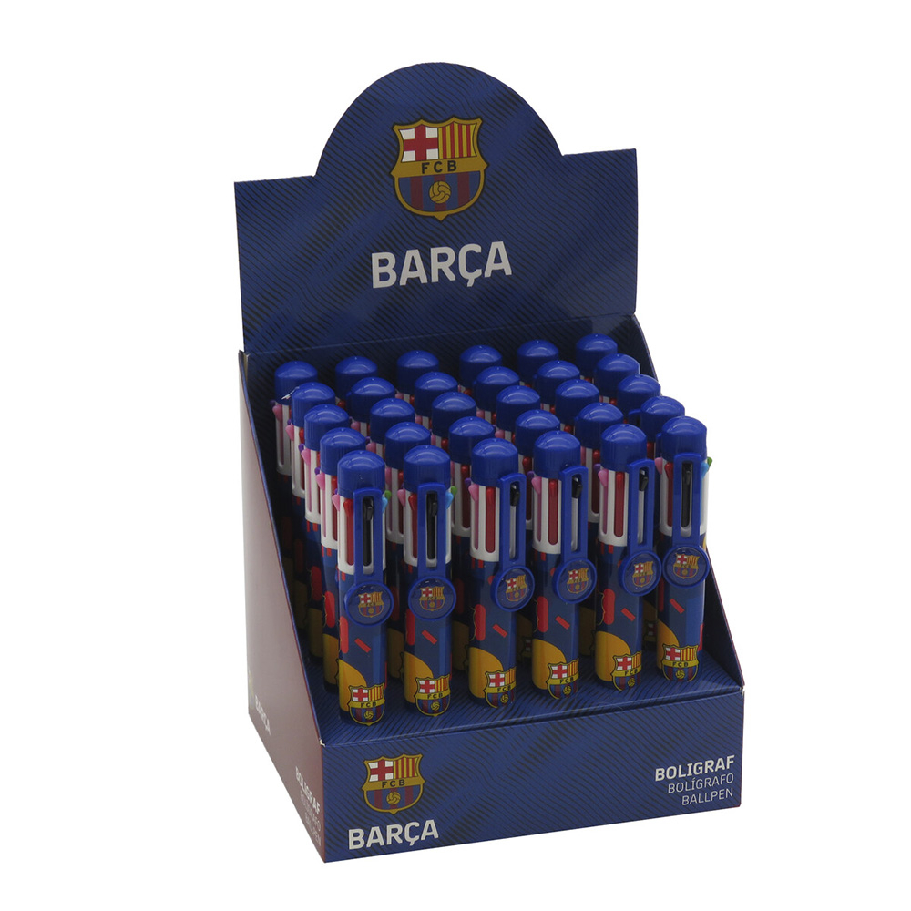 8-color Ballpen w/cord FC BARCELONA