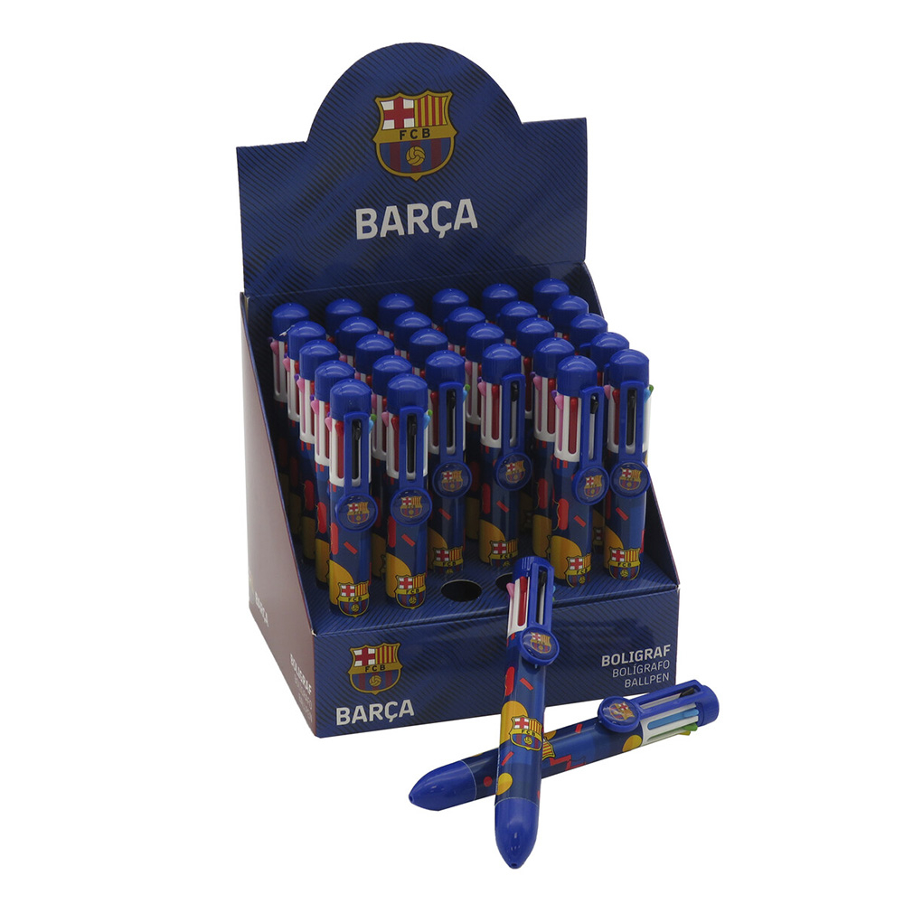 8-color Ballpen w/cord FC BARCELONA