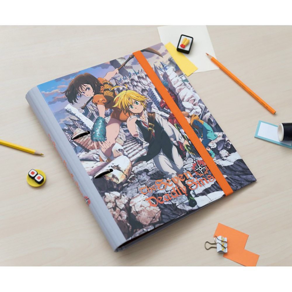 Premium 2 ring File Folder THE SEVEN DEADLY SINS (Anime Collection)