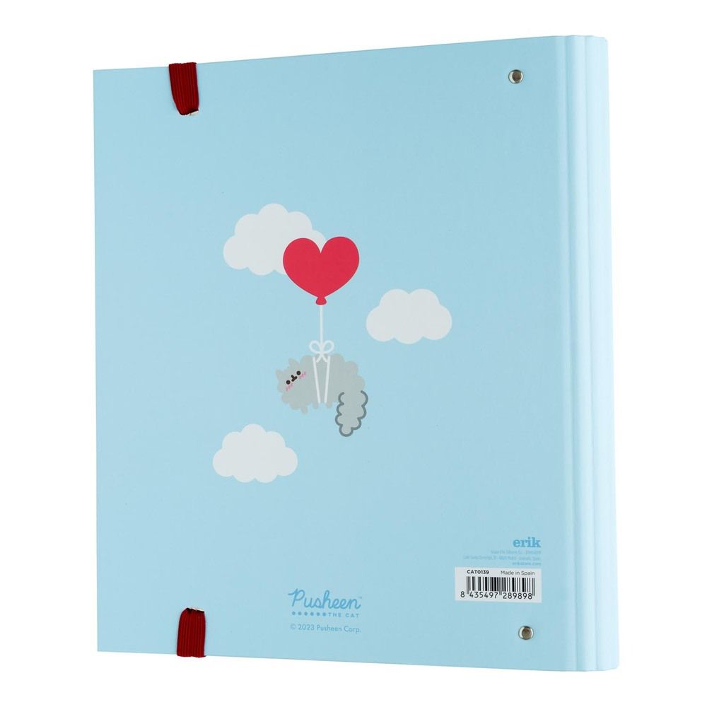 Premium 4 ring File Folder PUSHEEN PURRFECT LOVE Collection