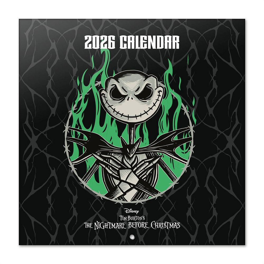Wall Calendar 2026 30X30cm DISNEY The Nightmare Before Christmas