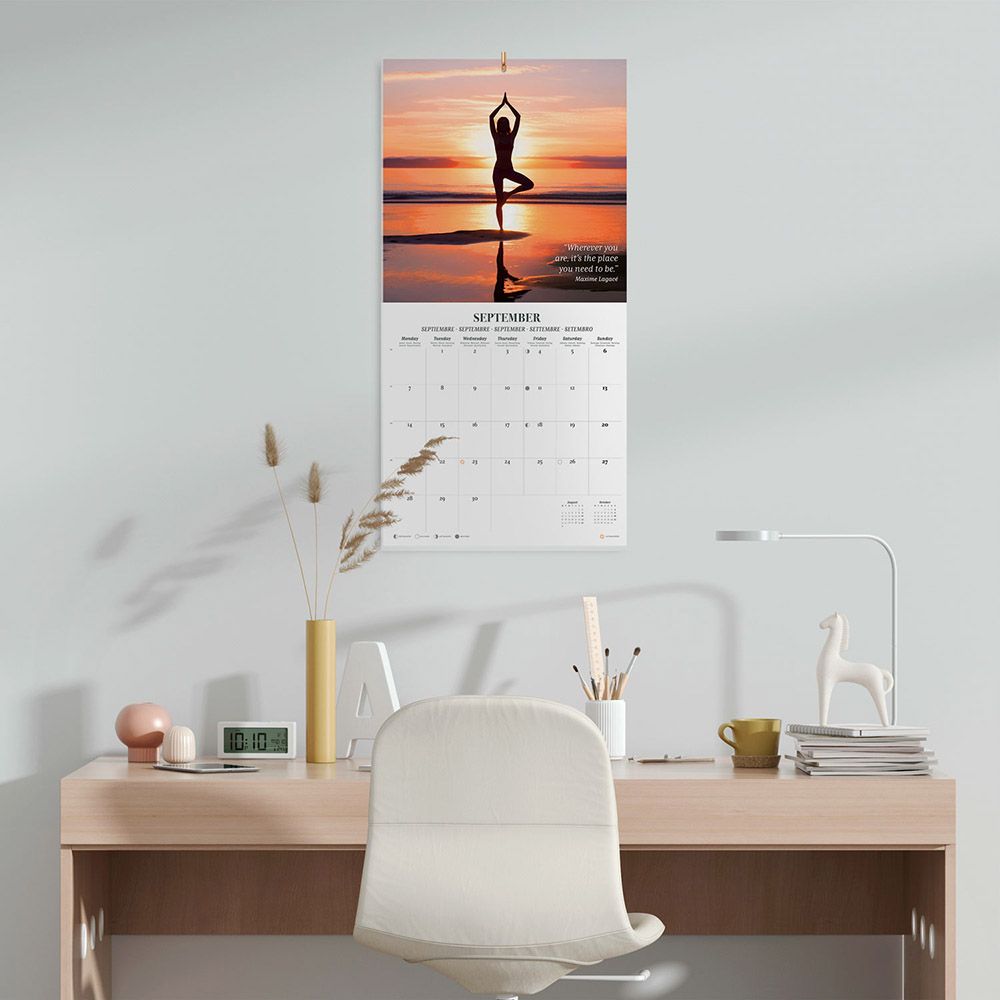 Wall Calendar 2026 30X30cm FENG SHUI & MEDITATION