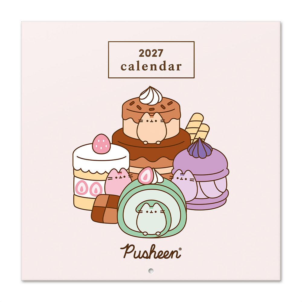 Wall Calendar 2027 30X30cm PUSHEEN