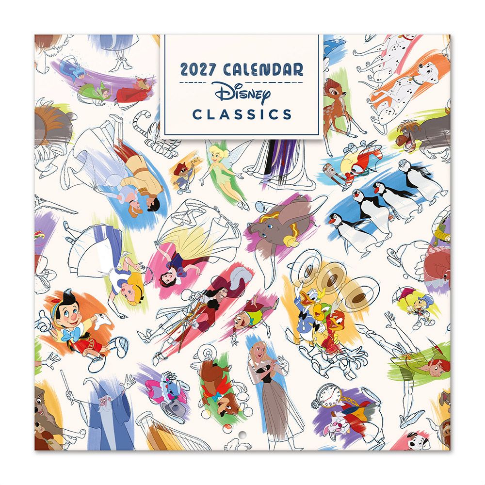 Ημερολόγιο Τοίχου 16 Μηνών 2027 30X30εκ DISNEY CLASSICS