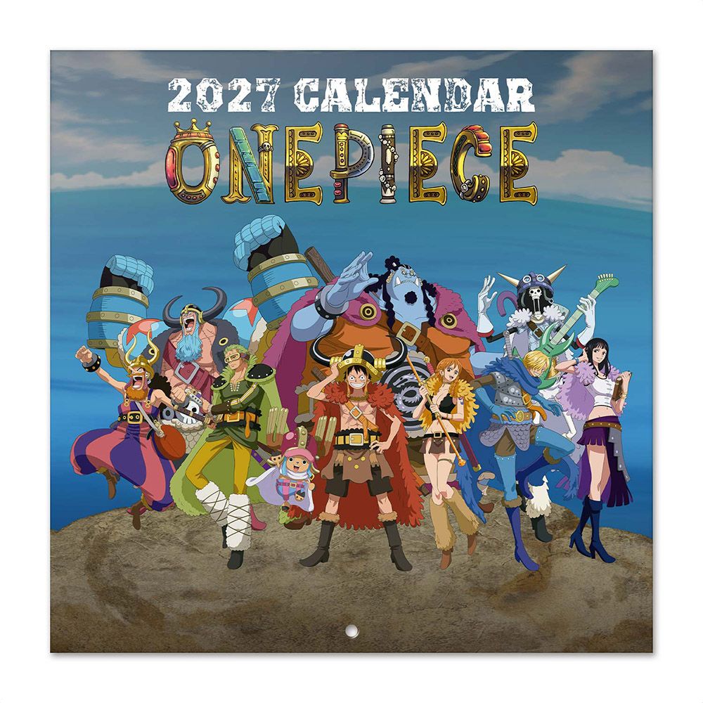 Ημερολόγιο Τοίχου 16 ΜΗΝΩΝ 2027 30X30εκ ONE PIECE Elbaph