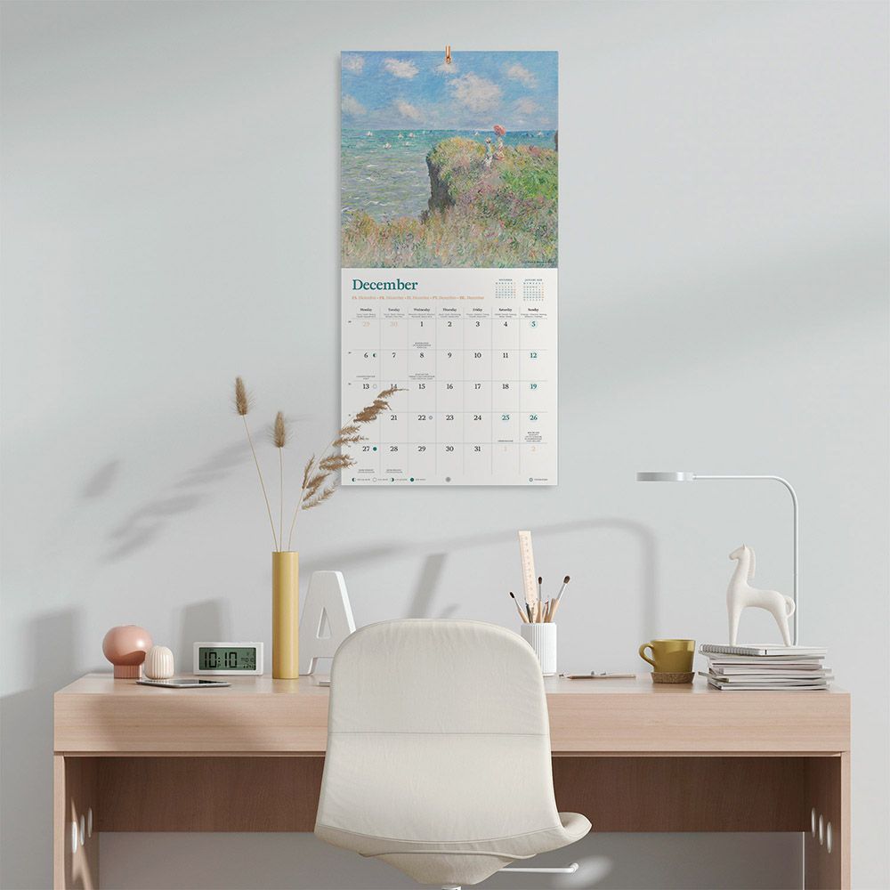 Wall Calendar 2027 30X30cm MONET