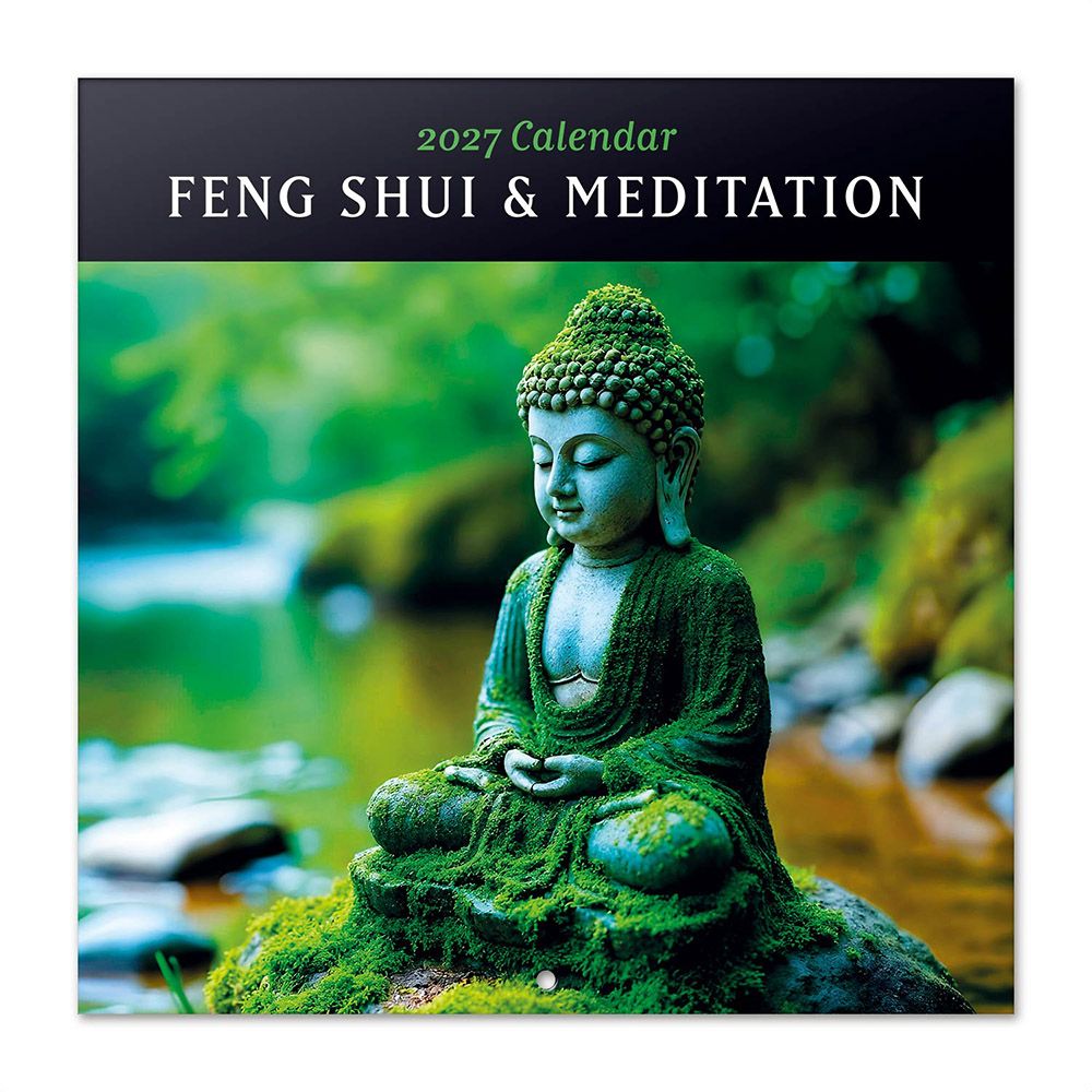 Wall Calendar 2027 30X30cm FENG SHUI & MEDITATION