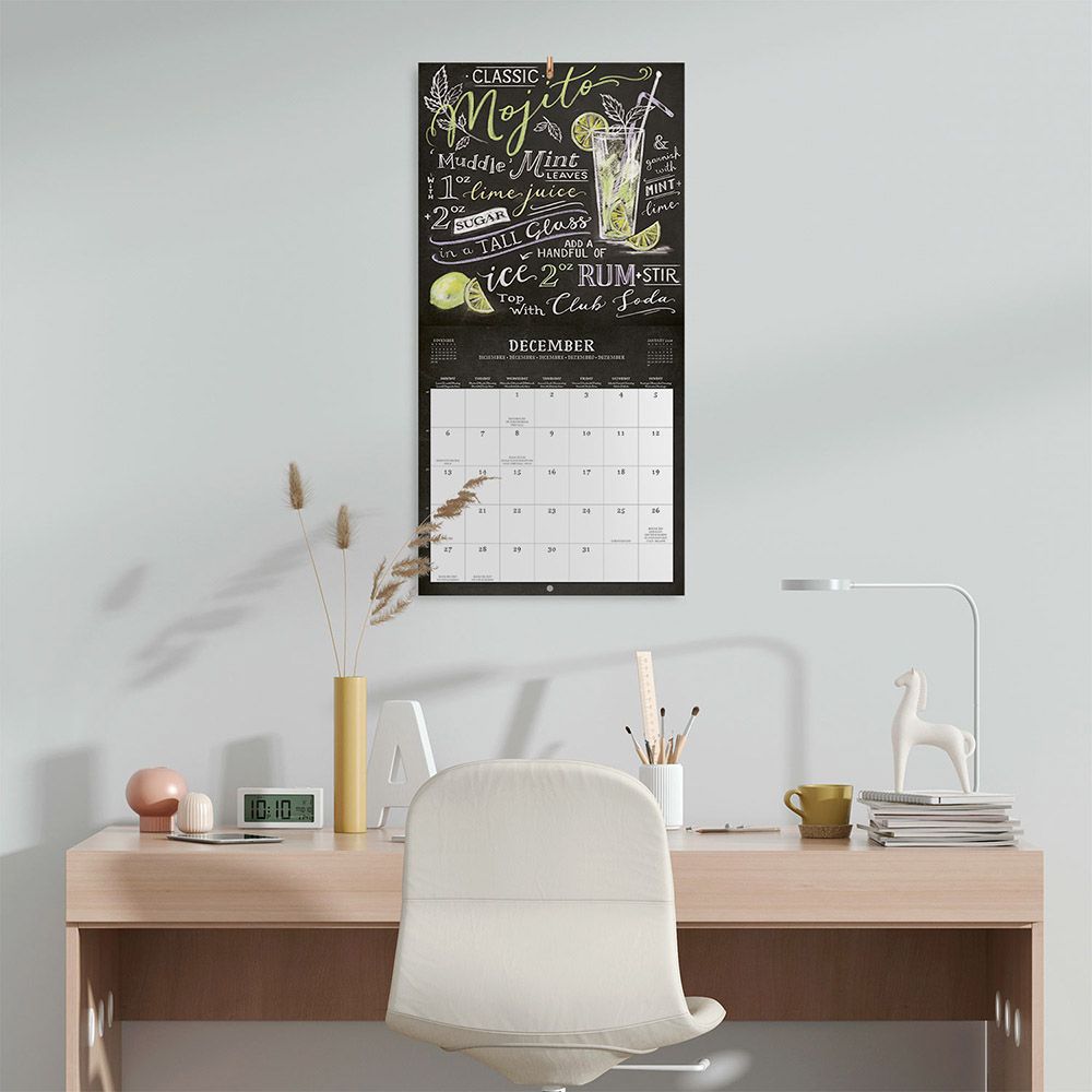 Wall Calendar 2027 30X30cm COCKTAILS