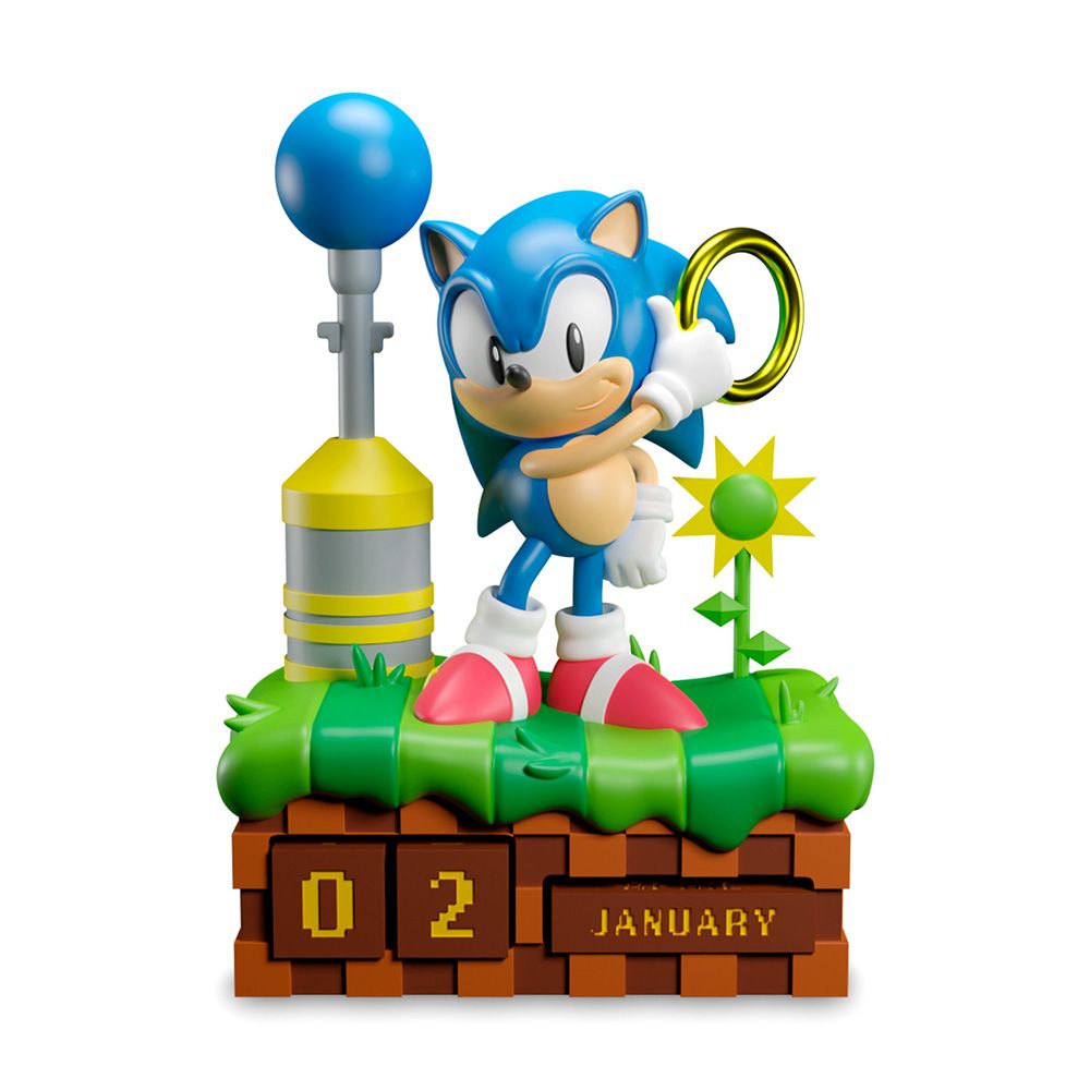 Perpetual 3D Calendar 16cm SONIC THE HEDGEHOG