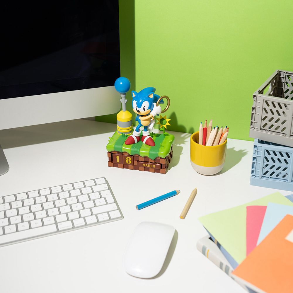 Perpetual 3D Calendar 16cm SONIC THE HEDGEHOG