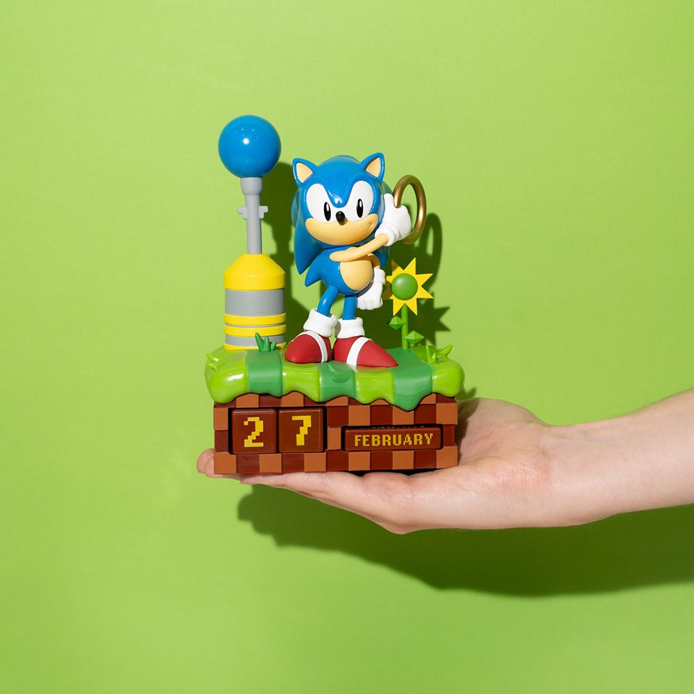 Perpetual 3D Calendar 16cm SONIC THE HEDGEHOG